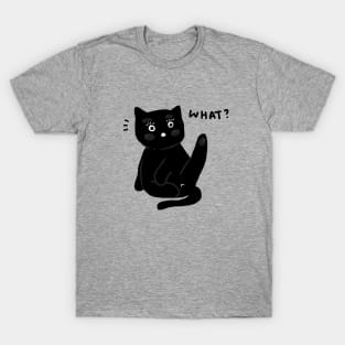 Black Cat Cute T-Shirt